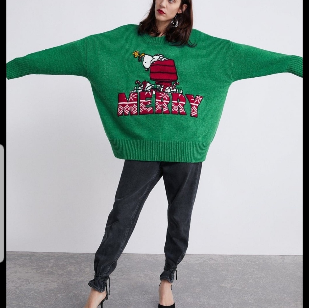 Zara Green Merry Sweater